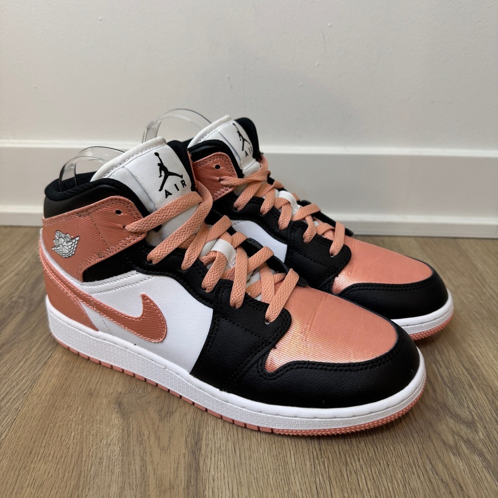 Nike Air Jordan 1 Mid Madder Root DM9077-108 Women's 8.5 Youth 7Y Pink EUC